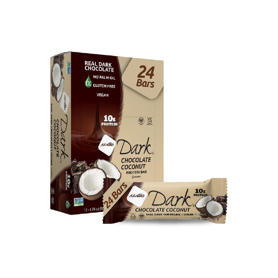 NuGo Dark Chocolate Almond with Sea Salt, 24 Count