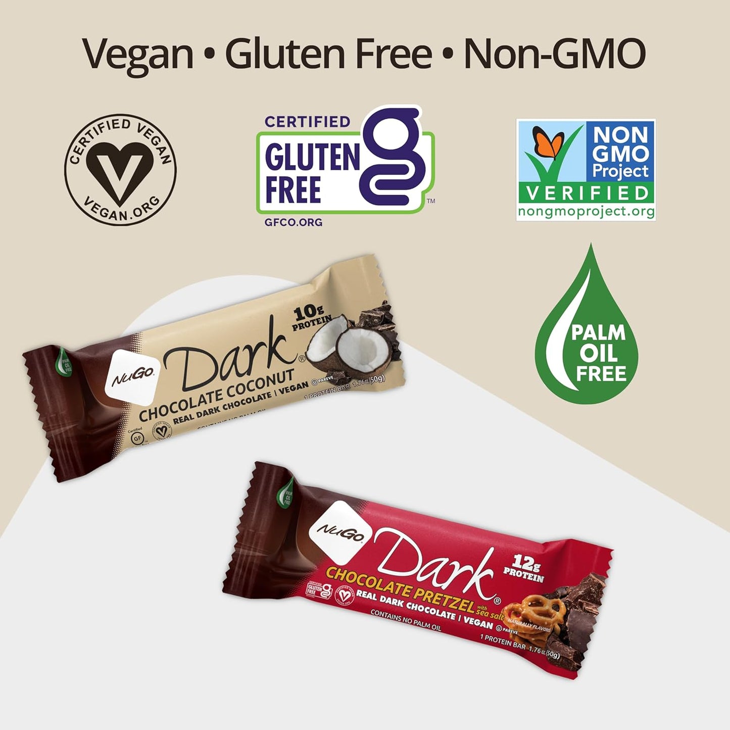 NuGo Dark Chocolate Almond with Sea Salt, 24 Count