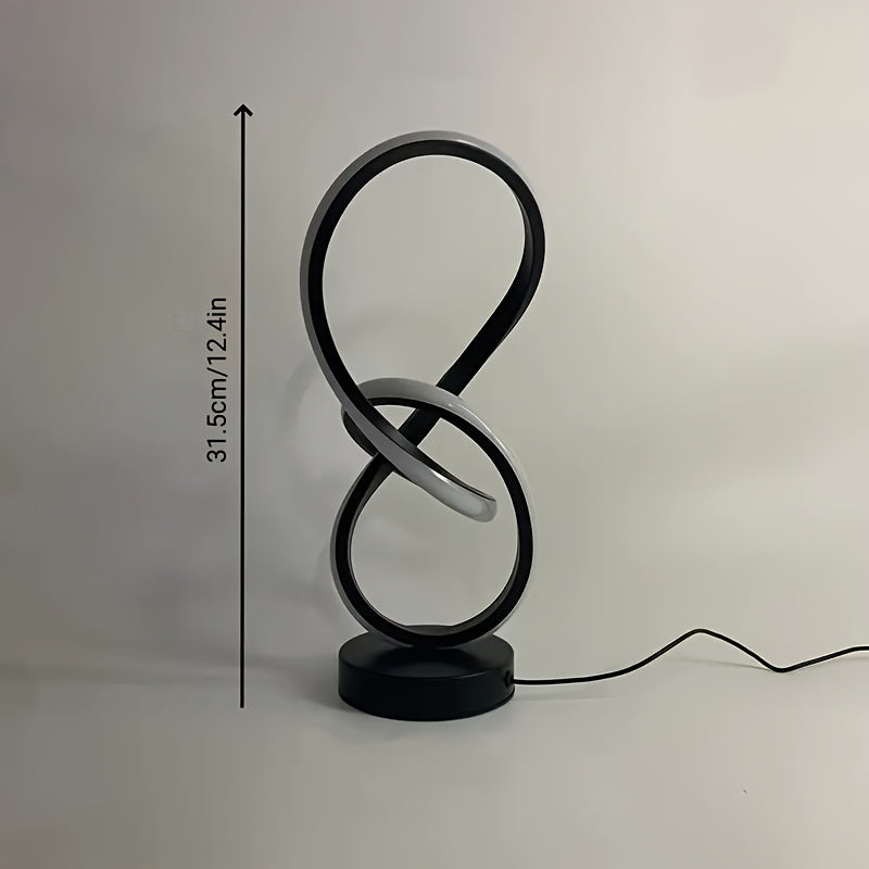 Modern LED Desk Lamp – Adjustable Brightness USB Office Table Ligh