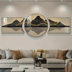 3-Piece Modern Landscape Wall Art Set – Framed Abstract Decorative Paintings