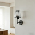 Modern Crystal Mask Wall Sconce – Decorative Metal Wall Light for Bedroom & Living Room