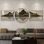 3-Piece Modern Landscape Wall Art Set – Framed Abstract Decorative Paintings
