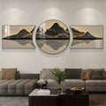 3-Piece Modern Landscape Wall Art Set – Framed Abstract Decorative Paintings
