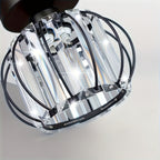2-Piece Modern Metal Cage Ceiling Light Set – Semi-Flush Indoor Fixtures