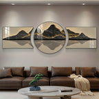 3-Piece Modern Landscape Wall Art Set – Framed Abstract Decorative Paintings