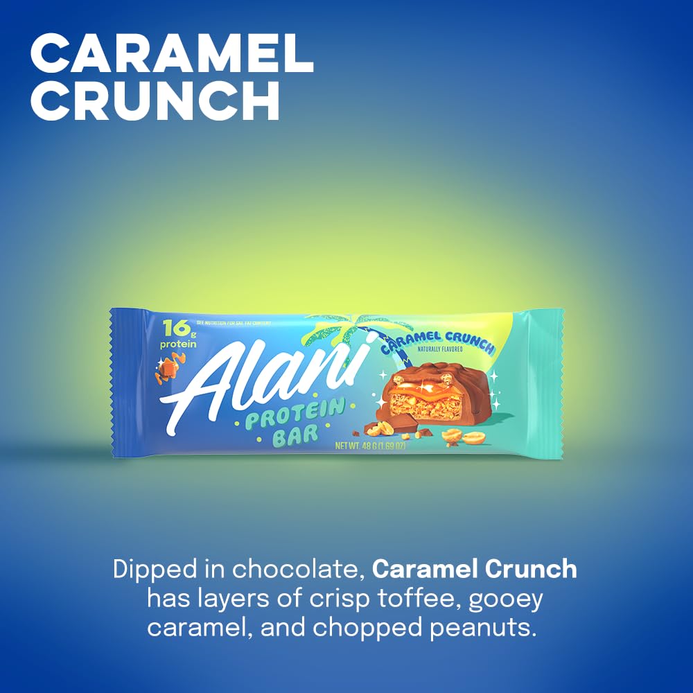 Alani Nu  Bars | 16g Protein | Low-Sugar (7G)