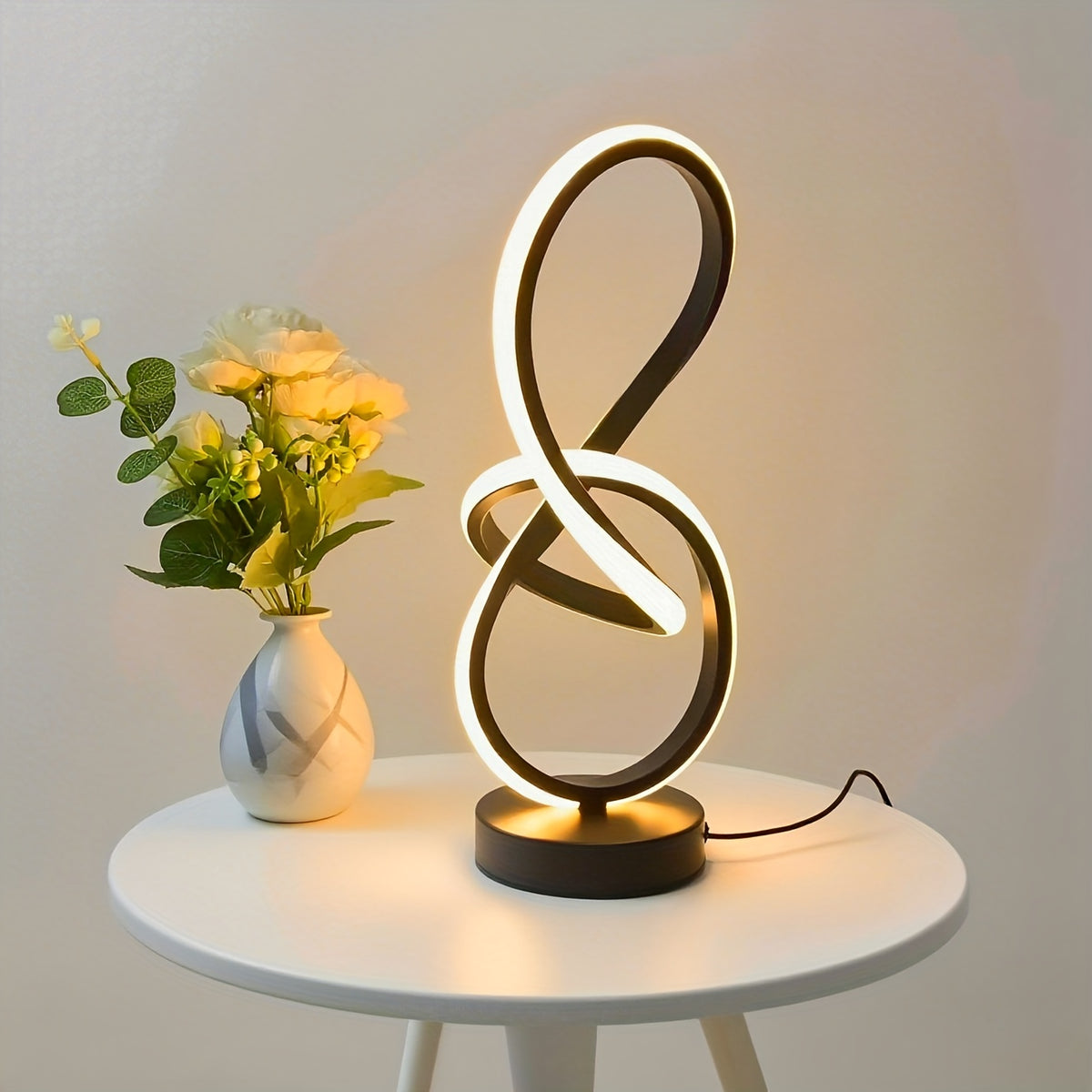 Modern LED Desk Lamp – Adjustable Brightness USB Office Table Ligh