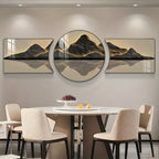 3-Piece Modern Landscape Wall Art Set – Framed Abstract Decorative Paintings