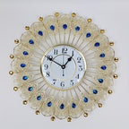 Modern Round Metal Wall Clock – Minimalist Decorative Clock for Home