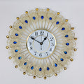 Modern Round Metal Wall Clock – Minimalist Decorative Clock for Home