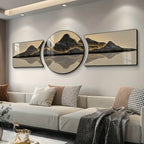 3-Piece Modern Landscape Wall Art Set – Framed Abstract Decorative Paintings