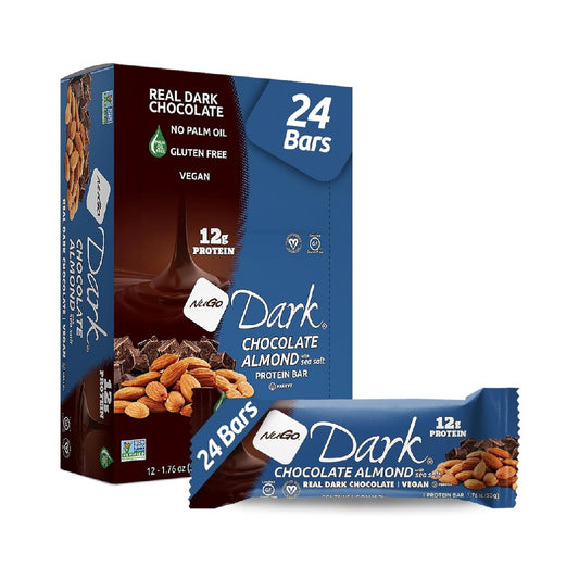 NuGo Dark Chocolate Almond with Sea Salt, 24 Count