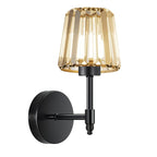 Modern Crystal Mask Wall Sconce – Decorative Metal Wall Light for Bedroom & Living Room