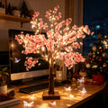 Pink Cherry Blossom Decorative Tree Lamp – USB Tabletop Flower Light